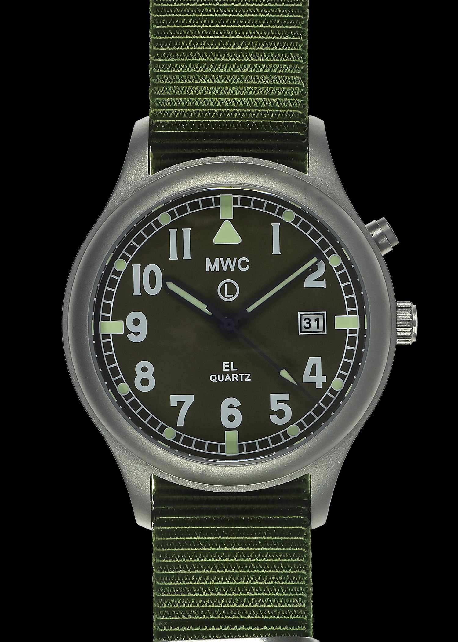 MWC G10EL General Service Watch with Olive Drab Electroluminescent (EL) Backlit Dial