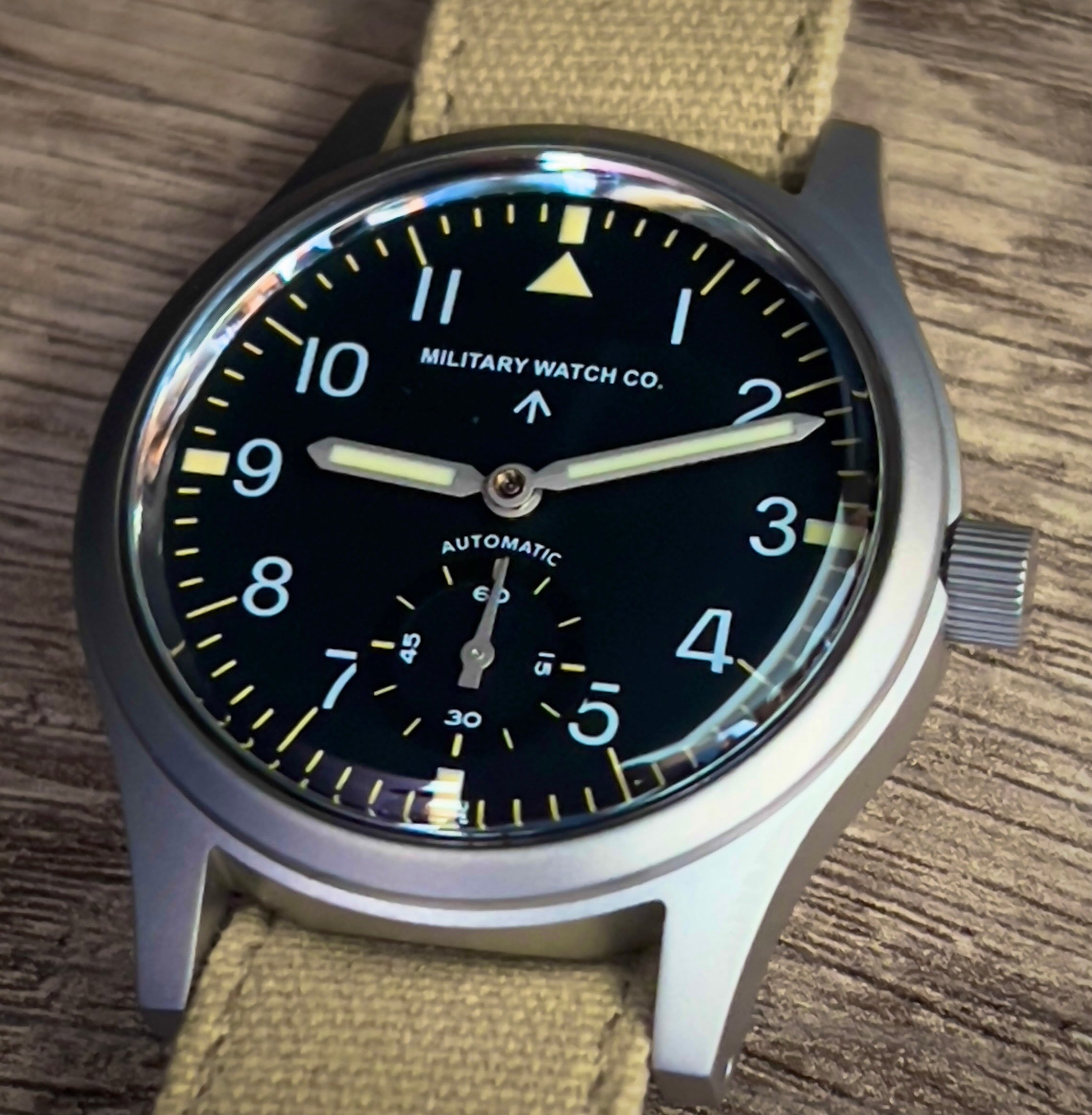 MWC 1940s/1950s "Dirty Dozen" Pattern General Service Watch with Automatic Self Winding Mechanical Movement