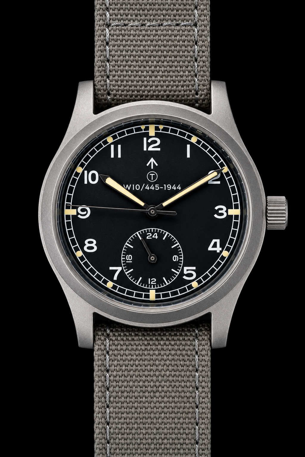 MWC 1940s/1950s "Dirty Dozen" Pattern General Service Watch with a Mechanical Quartz Hybrid Movement
