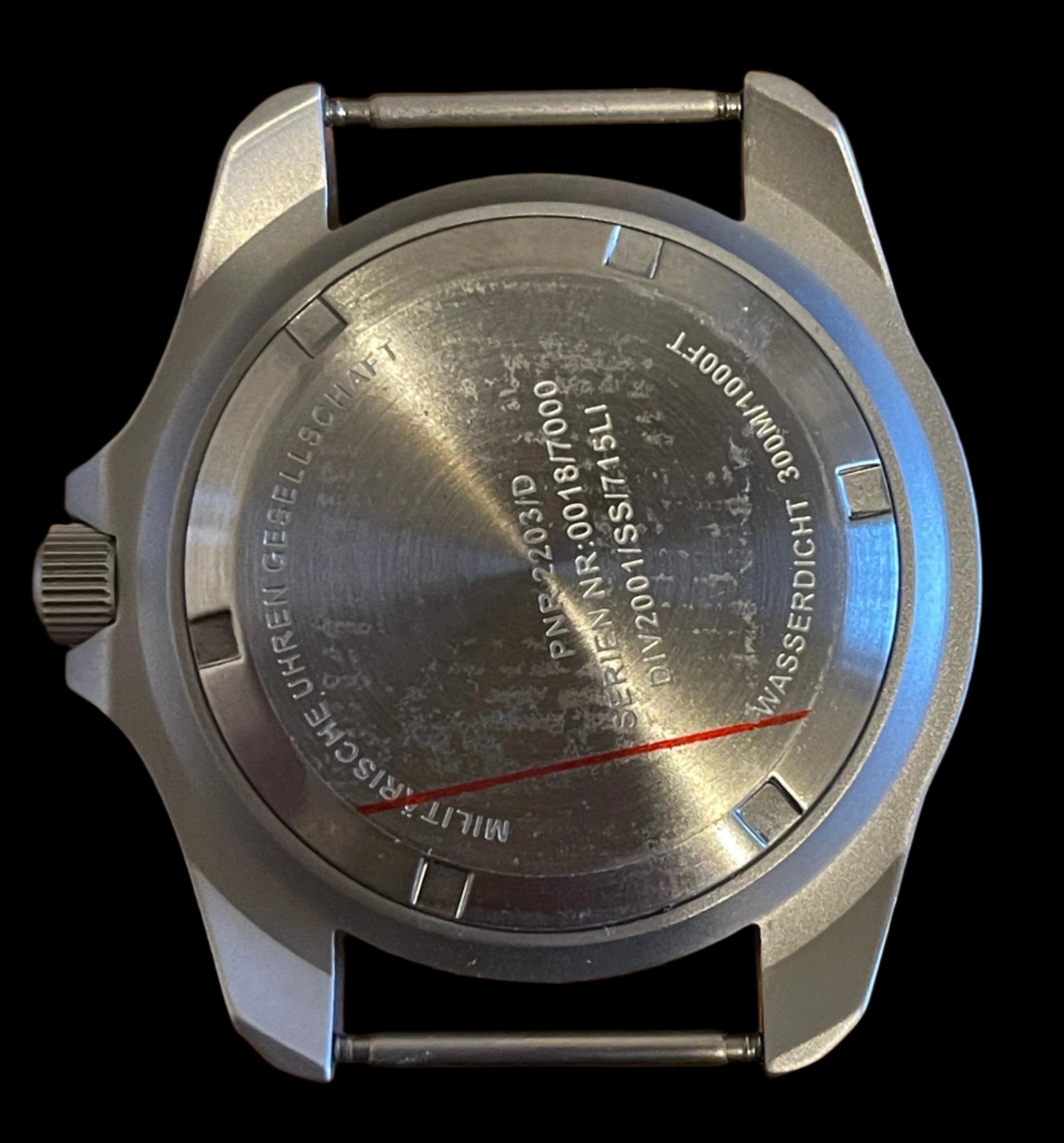 3 x 18mm or 20mm Watch Pins Designed to Create the Appearance of a Military Watch with Fixed Solid Bars