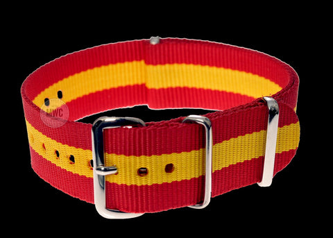 18mm "Spanish" NATO Military Watch Strap