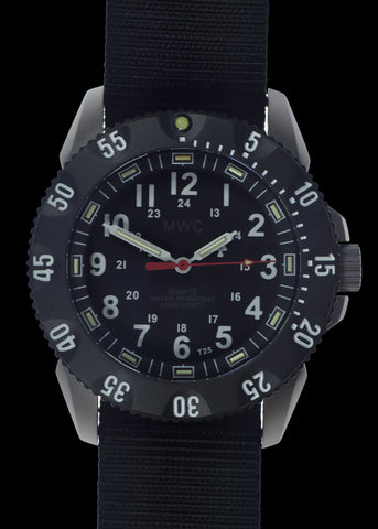 MWC P656 Latest Model Titanium Tactical Series Watch with Subdued Dial, GTLS Tritium and Ten Year Battery Life (Non Date Version)