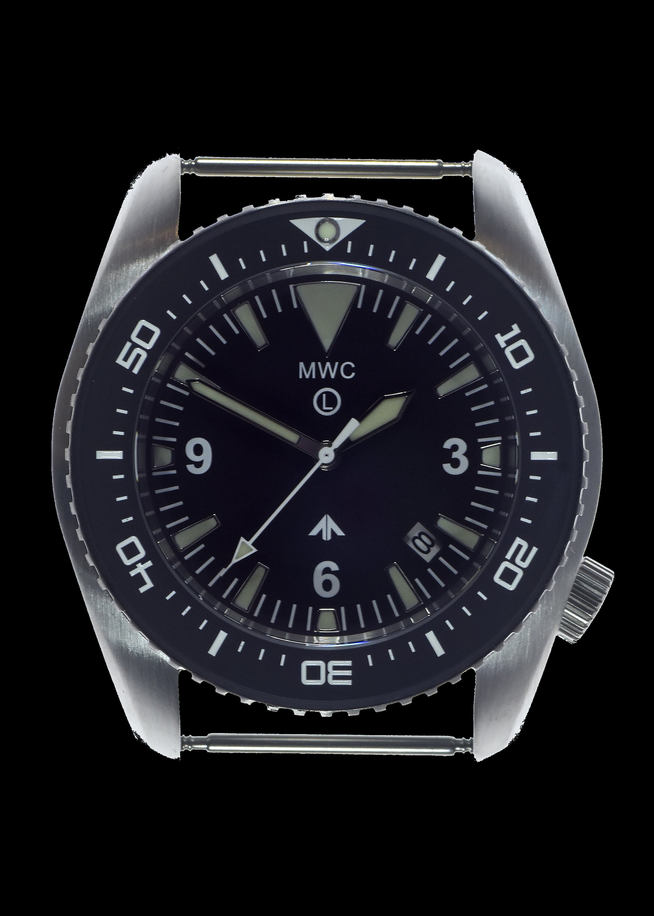 MWC 500m (1650ft) Water Resistant Stainless Steel Automatic Divers Watch With Sapphire Crystal, Ceramic Bezel and Helium Valve - Ex Photographic Sample Watch Reduced to Clear