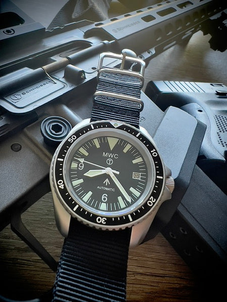 MWC 1999-2001 Pattern Automatic Military Divers Watch with Sapphire Crystal and 60 Hour Power Reserve