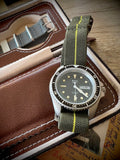 ELVIA Day/Date Military Divers Watch with Sapphire Crystal and Quartz Movement