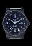 MWC G10LM 12/24 Cover Non Reflective Black PVD Military Watch