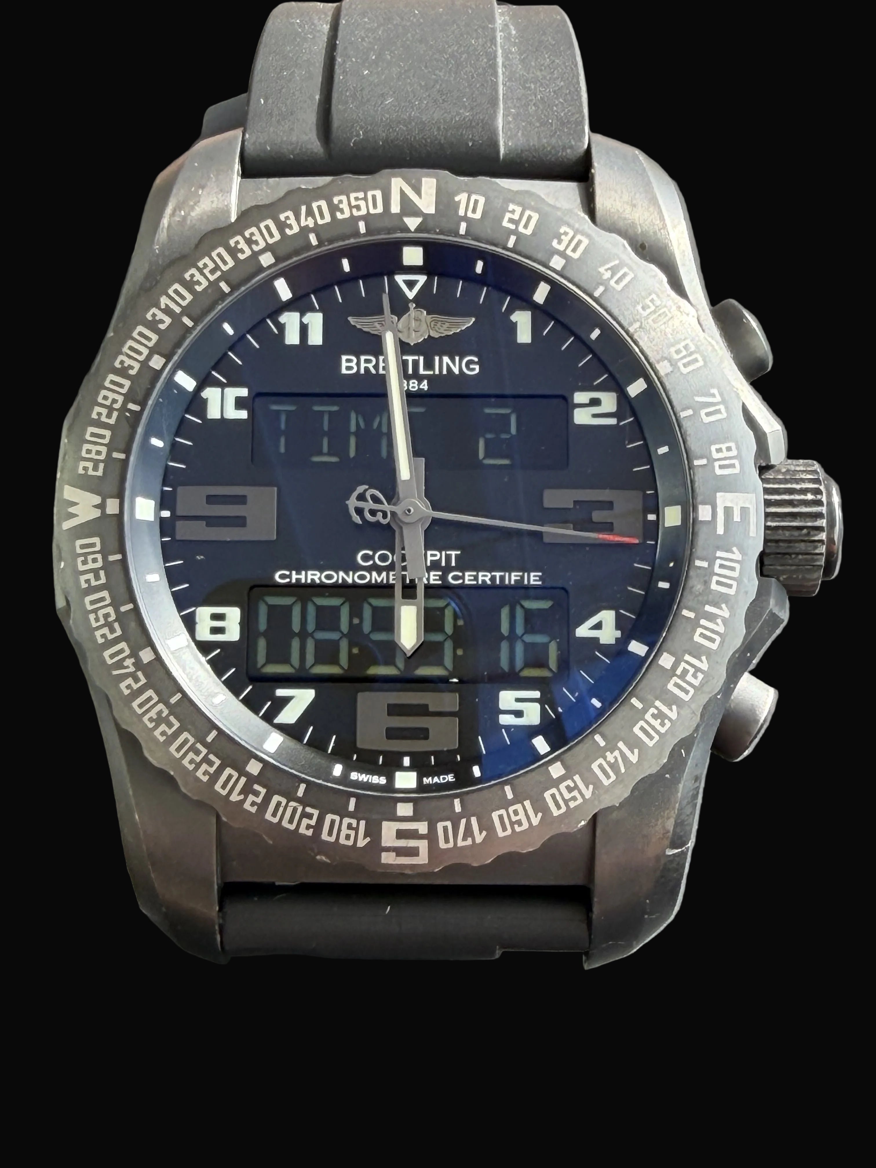 Breitling Cockpit B50 Pilots Watch - Excellent Condition (Serial No: 1807244)