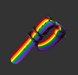 24mm LGBT Rainbow Zulu NATO Military Watch Strap in Ballistic Nylon Webbing