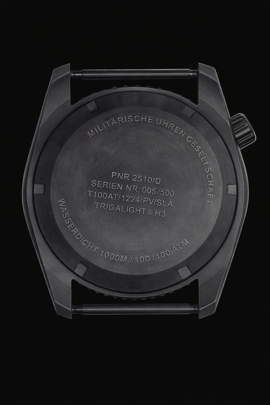 MWC "Depthmaster" 100atm / 3,280ft / 1000m Water Resistant Military Divers Watch in a PVD Titanium Case with GTLS and Helium Valve (Automatic)