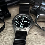 MWC Combat Elite Titanium Military Watch, 300m Water Resistant, 10 Year Battery Life, Luminova and Sapphire Crystal - Watch Used for Images and Promotion