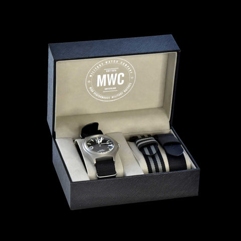 Current NATO Pattern Quartz Military Divers Watch with Sapphire Crystal and 10 Year Battery Life and Ceramic Bezel - NATO STOCK NUMBER NSN 6645-99-157-3496