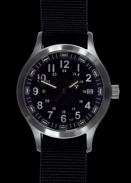 MWC MKIII Stainless Steel MKIII Model with Tritium GTLS Tubes (10 Year Battery Life Quartz Movement)