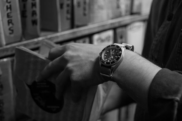 MWC 2021 Model 21 Jewel 300m Automatic Military Divers Watch with Sapphire Crystal and Ceramic Bezel on a Steel Bracelet