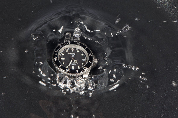 MWC 2021 Model 21 Jewel 300m Automatic Military Divers Watch with Sapphire Crystal and Ceramic Bezel on a Steel Bracelet