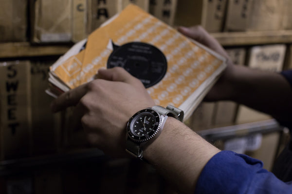 MWC 2021 Model 21 Jewel 300m Automatic Military Divers Watch with Sapphire Crystal and Ceramic Bezel on a Steel Bracelet