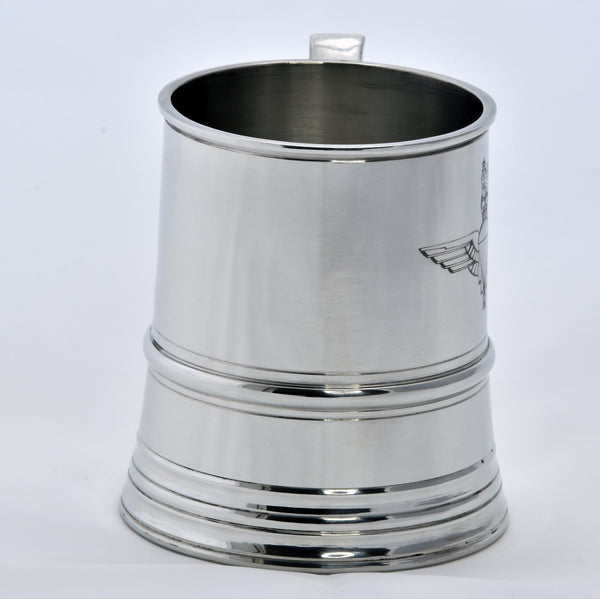 James Yates - One Pint Parachute Regiment Solid Pewter Tankard - Identical weight and dimensions as the manufacturers 19th century originals