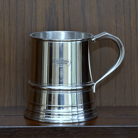 James Yates One Pint 19th Century Pattern Pewter Baluster Tankard - This is an Exact Remake of the original
