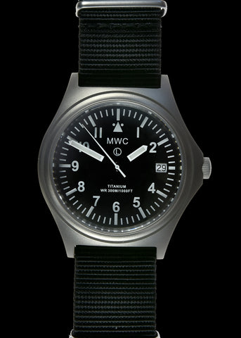 MWC P656 Latest Model Titanium Tactical Series Watch with GTLS Tritium and Ten Year Battery Life (Date Version)